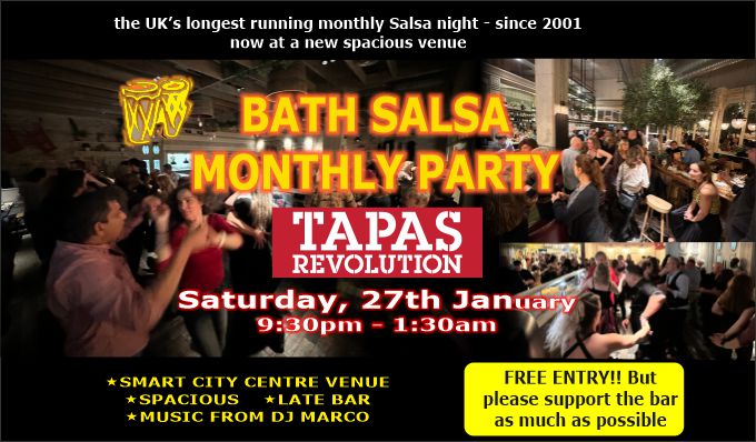 Salsa at Bonghy-Bo, Bath