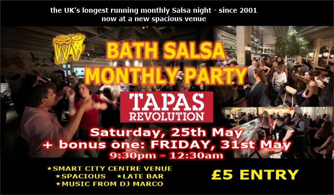 Salsa at Tapas Revolution, Bath